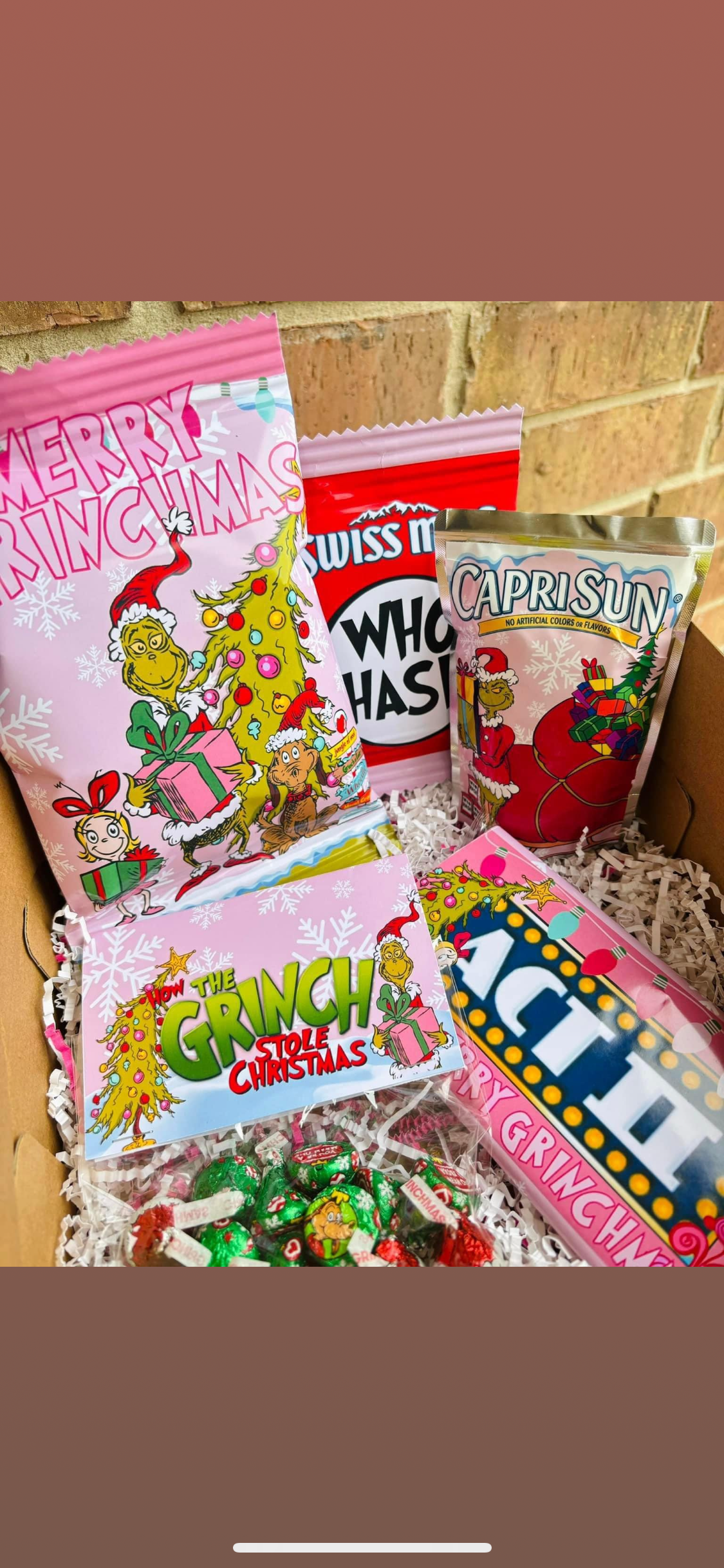 GIRL GRINCH CHRISTMAS BOX
