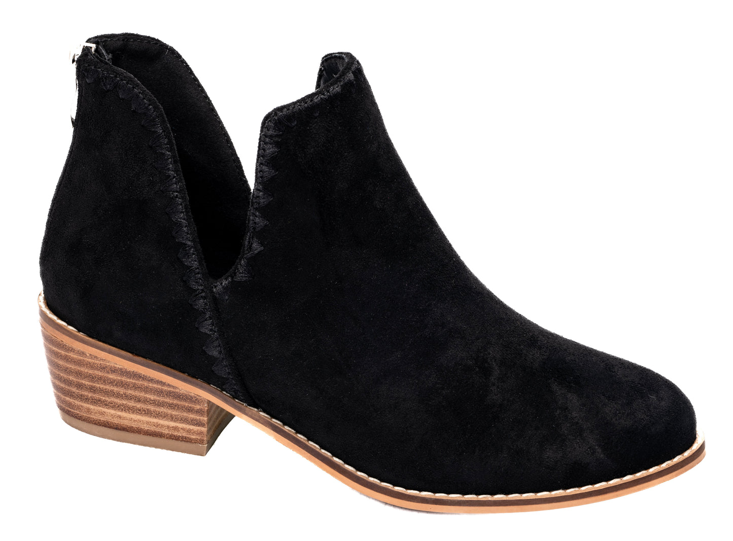 Corkys Spice it up - Black Faux Suede