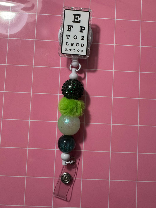 EYE CHART BADGE REEL