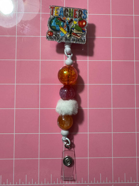 TEACHERS CHANGE BADGE REEL