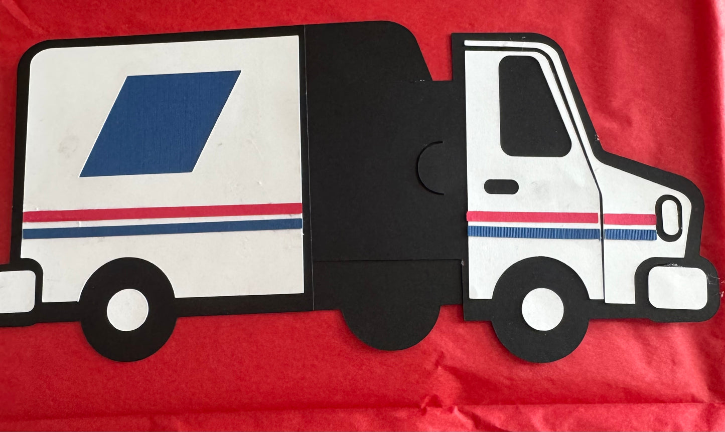 USPS MAIL TRUCK GIFT/MONEY CARD HOLDER